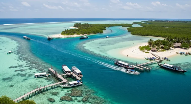 transport routes to Derawan Islands